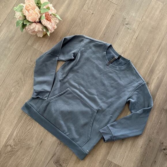 Mondetta Tops - Mondetta Everyday Gray Blue Oversized Tunic Sweatshirt‎